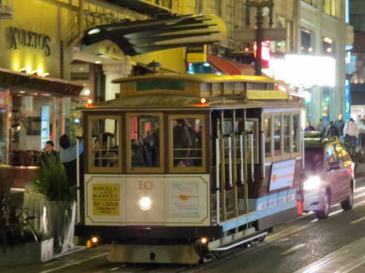 MUNI cable car 10